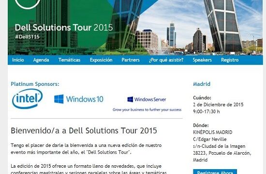 Dell Solutions Tour: Novedades Tecnológicas, Talleres Y Zona De Exposición