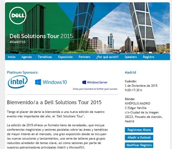 Dell Solutions Tour: Novedades Tecnológicas, Talleres Y Zona De Exposición