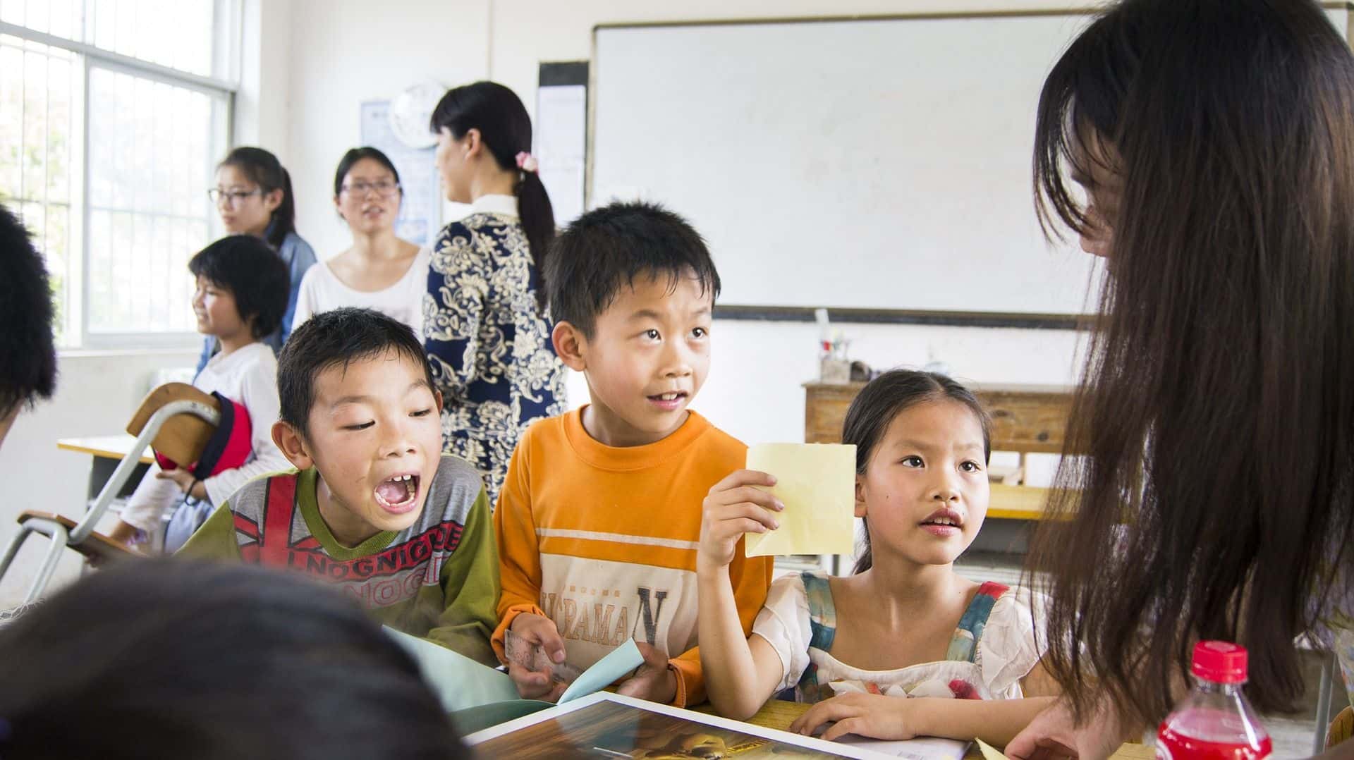 Clase De Niños