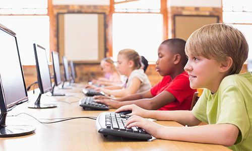 niños programación en los colegios