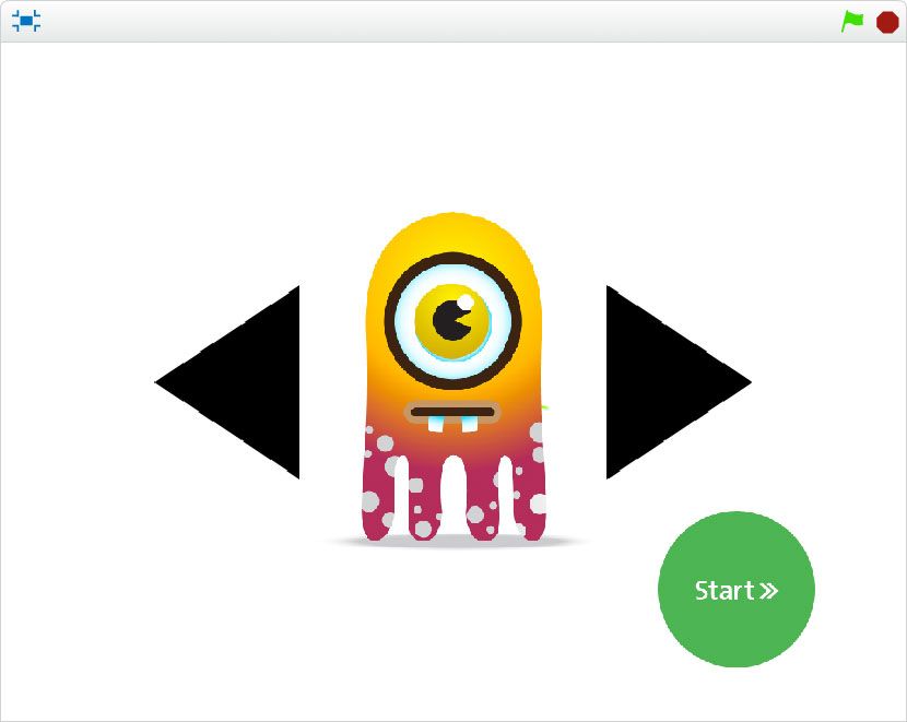 Elige tu personaje en Scratch