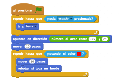 Scratch Arkanoid pelota