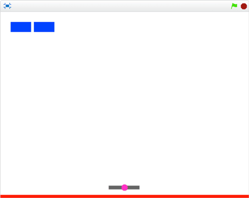 Arkanoid in Scratch