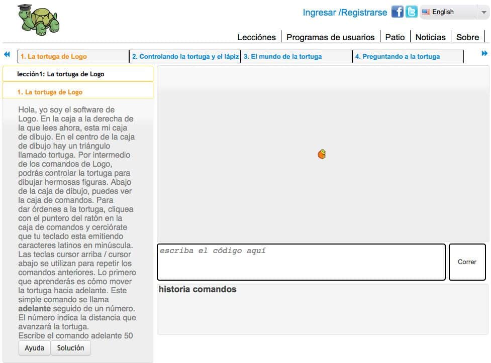 Turtle Academy - enseñar programación