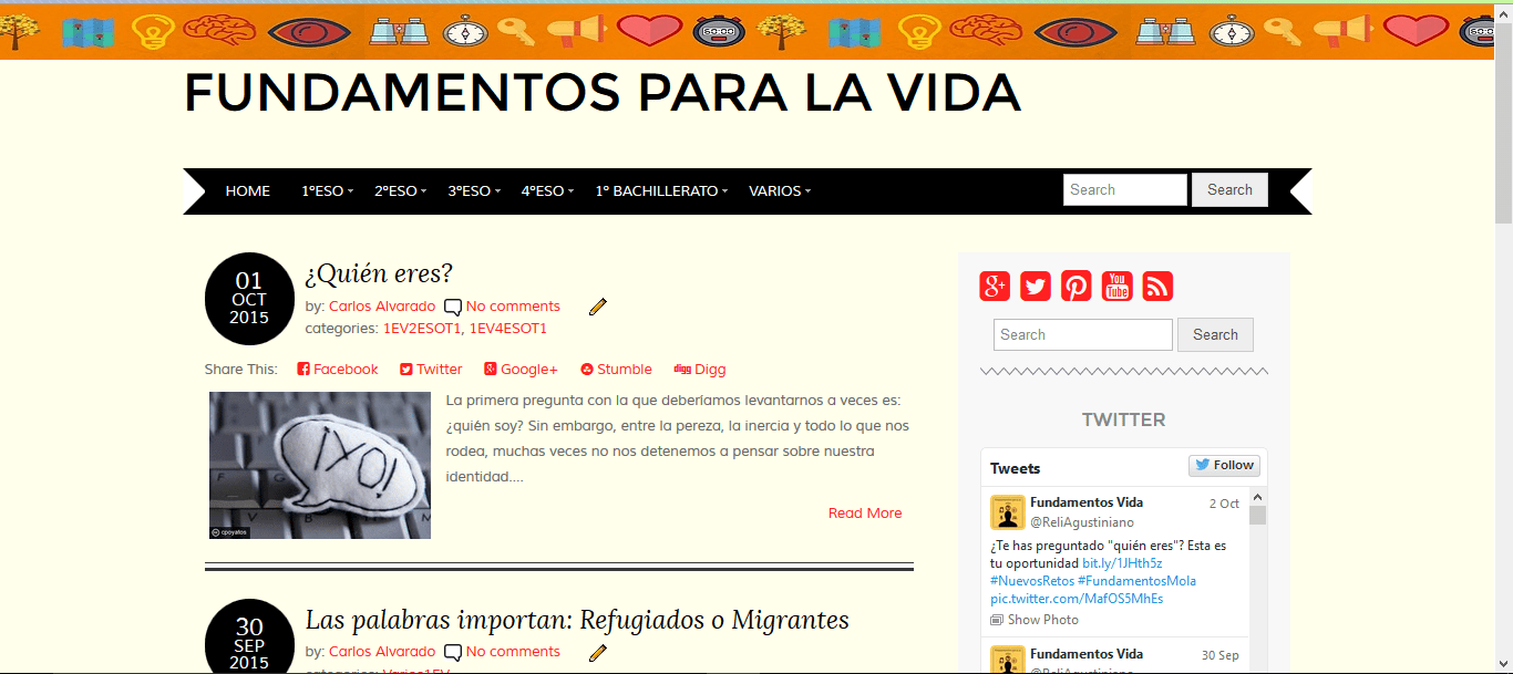 Blog Fundamentos para la vida