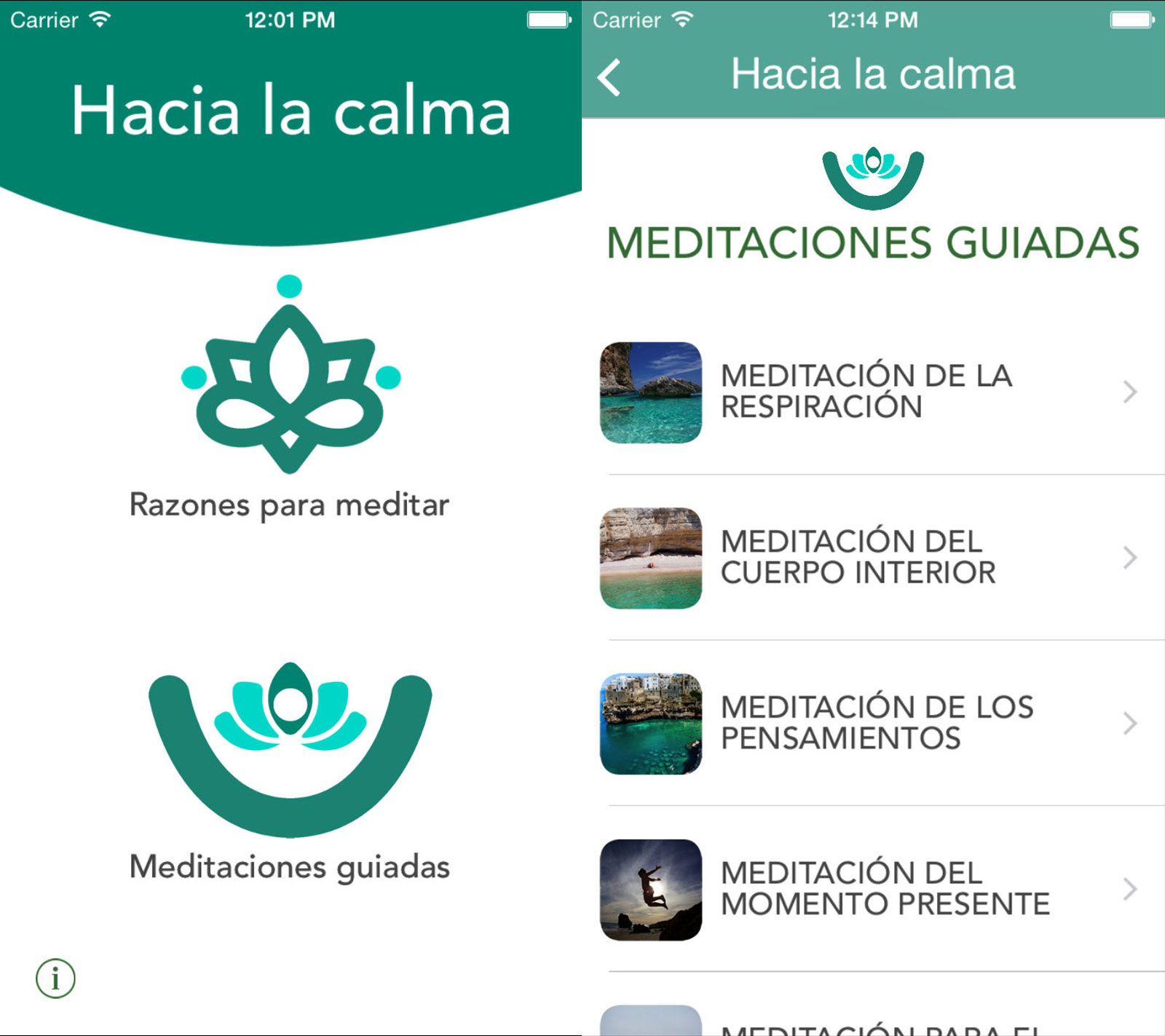 Hacia la Calma - Apps para relajarse