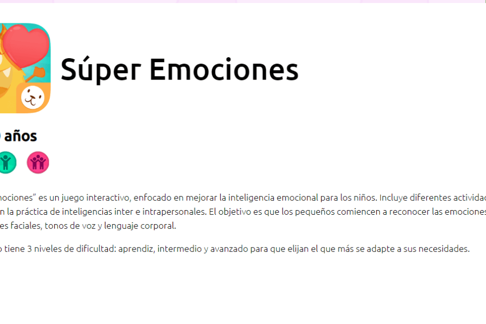 Superemociones: una app para trabajar la inteligencia emocional cropped super emociones