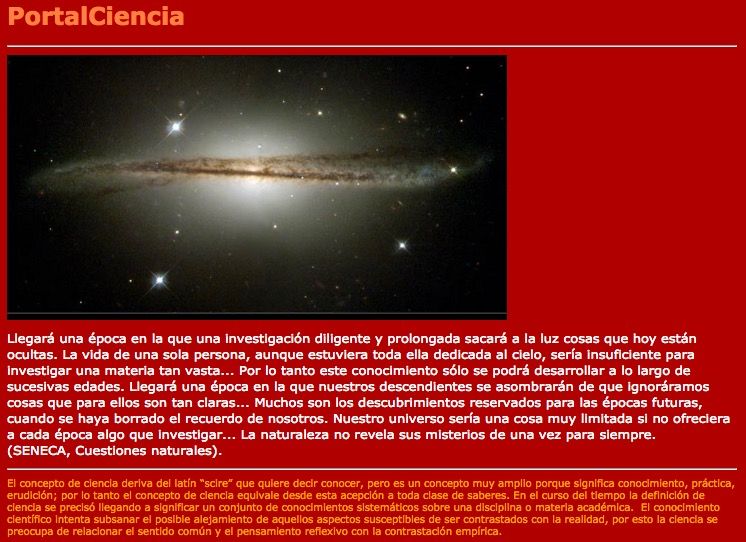portalciencia web