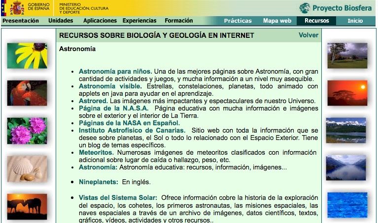 proyecto biosfera web