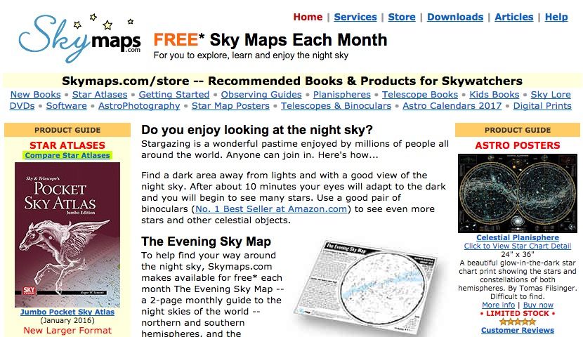 Skymaps Web
