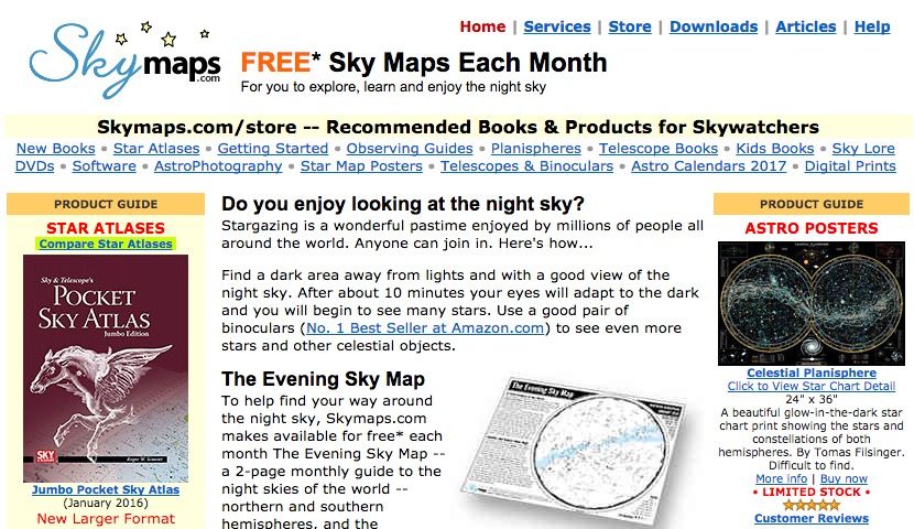 skymaps web