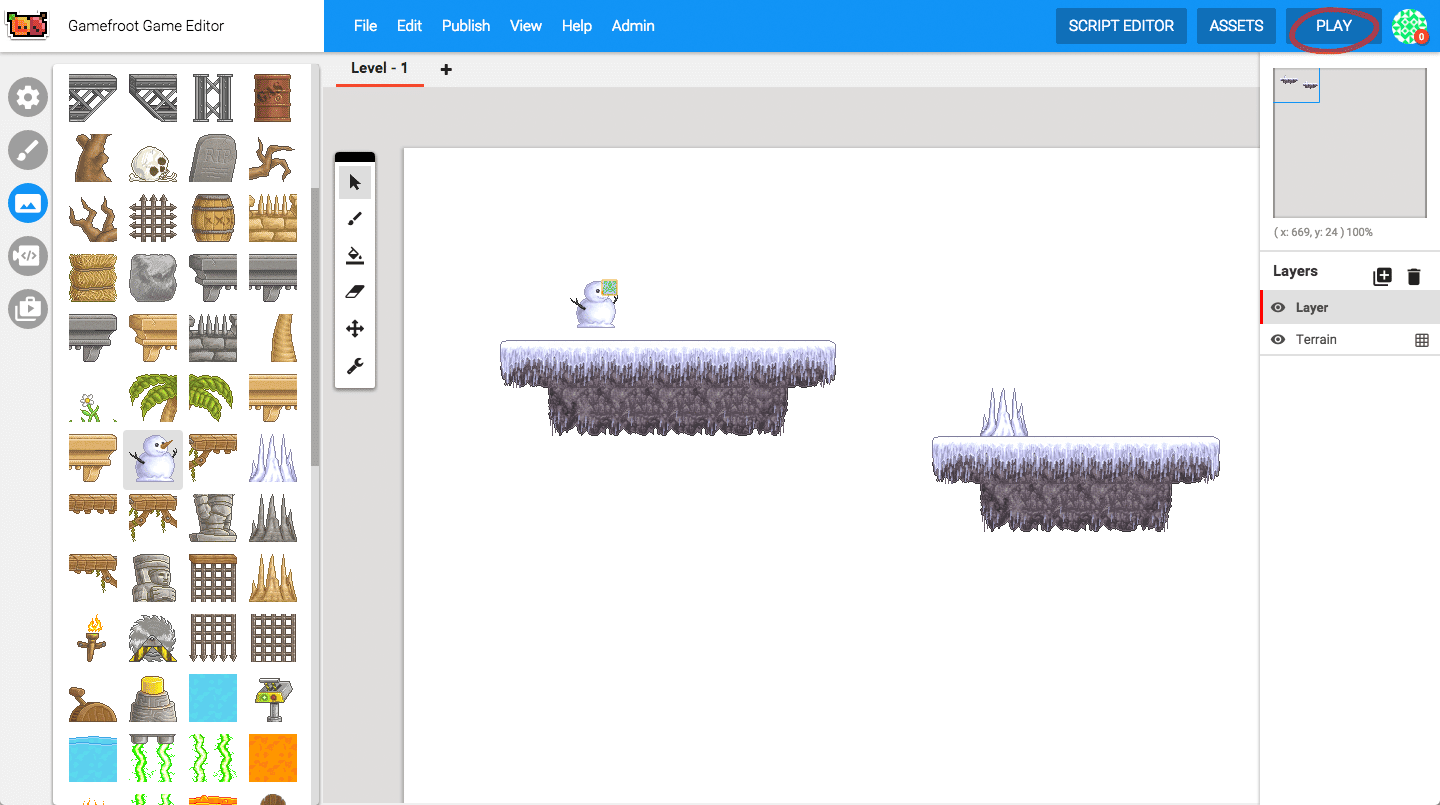 crear videojuegos sin saber programar GameFroot