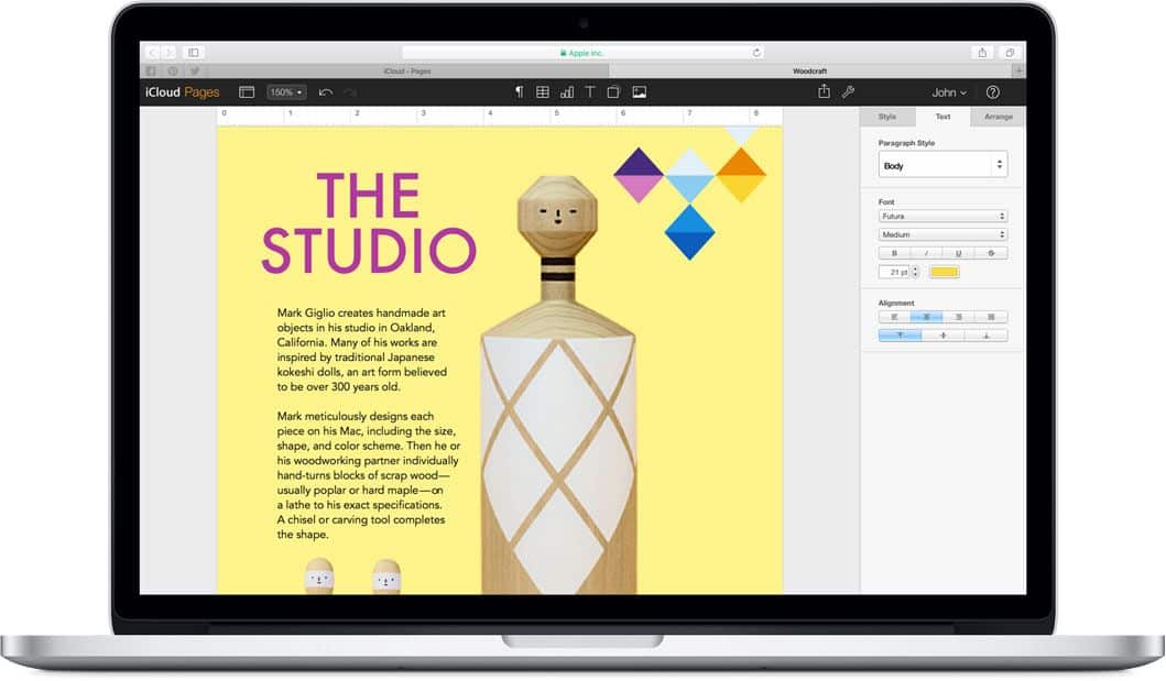 Apple Pages modificar documentos