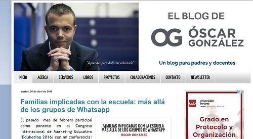 blog Óscar González