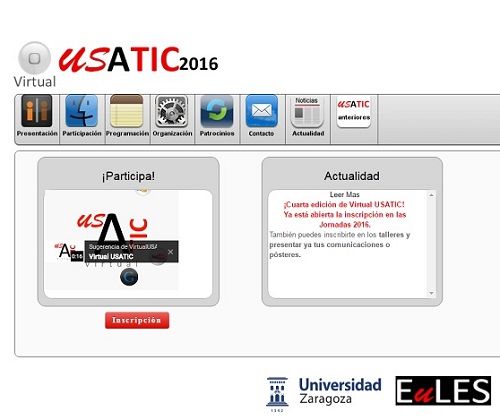 Jornadas Virtuales Usatic 2016: Conferencias Y Talleres On Line Sobre El Aprendizaje Con Tic 2