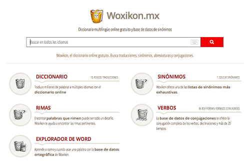 Woxikon, El Diccionario On Line Que Busca Traducciones, Rimas, Sinónimos Y Conjugaciones 1