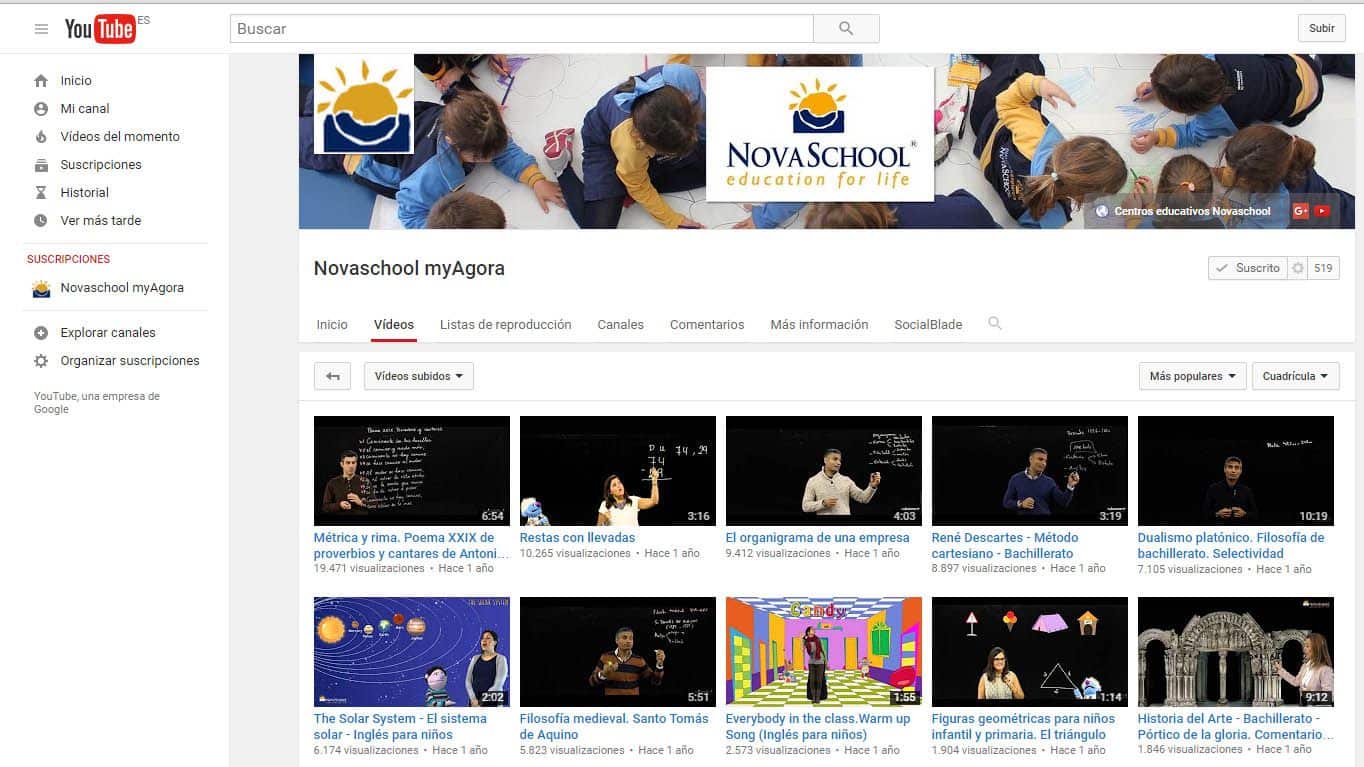 Youtube Novaschool