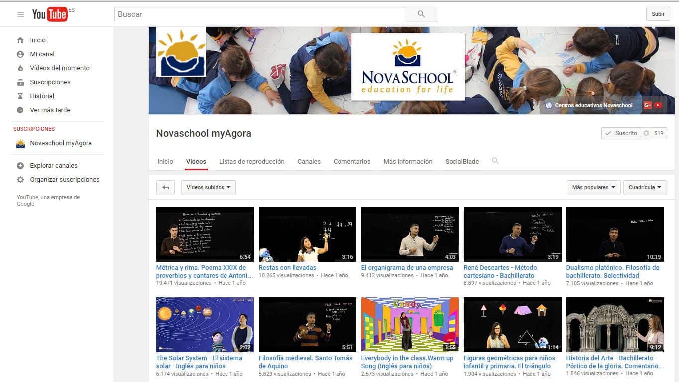 YouTube Novaschool