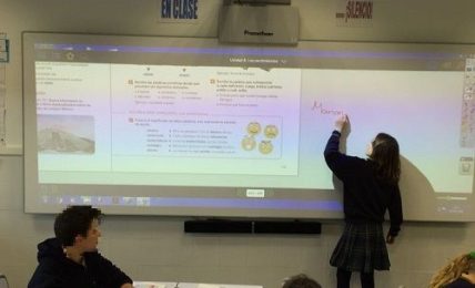 Los estudiantes del Colegio Caude mejoran sus resultados con Promethean