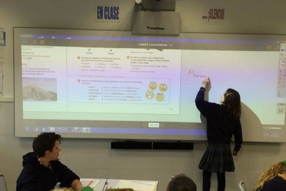 Los estudiantes del Colegio Caude mejoran sus resultados con Promethean