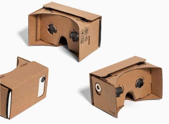 Google Cardboard carton