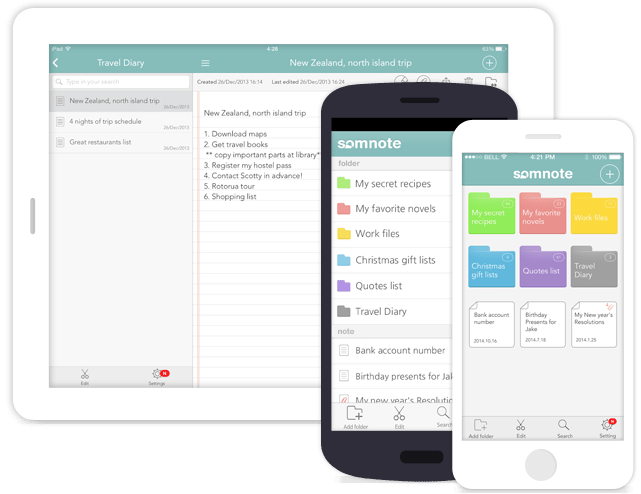 SOME NOTES PARA TOMAR NOTAS EN TABLET