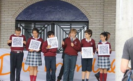 El Colegio Santo Domingo de Navia digitaliza la Vega de Arenas con códigos QR 2
