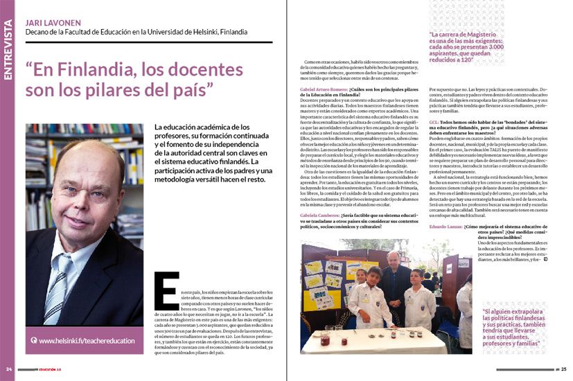 Entrevista jari lavonen