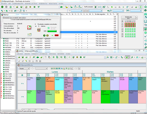 Los Horarios, En Orden Con Peñalara 1