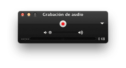 Quicktime Audio recording