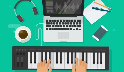 sintetizador para crear música