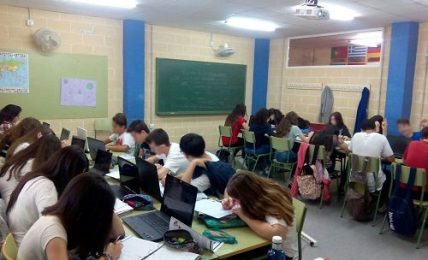 En el IES Dos Mares de San Pedro del Pinatar aprenden sintaxis con las TIC 1