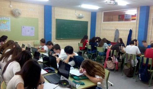 En el IES Dos Mares de San Pedro del Pinatar aprenden sintaxis con las TIC 1