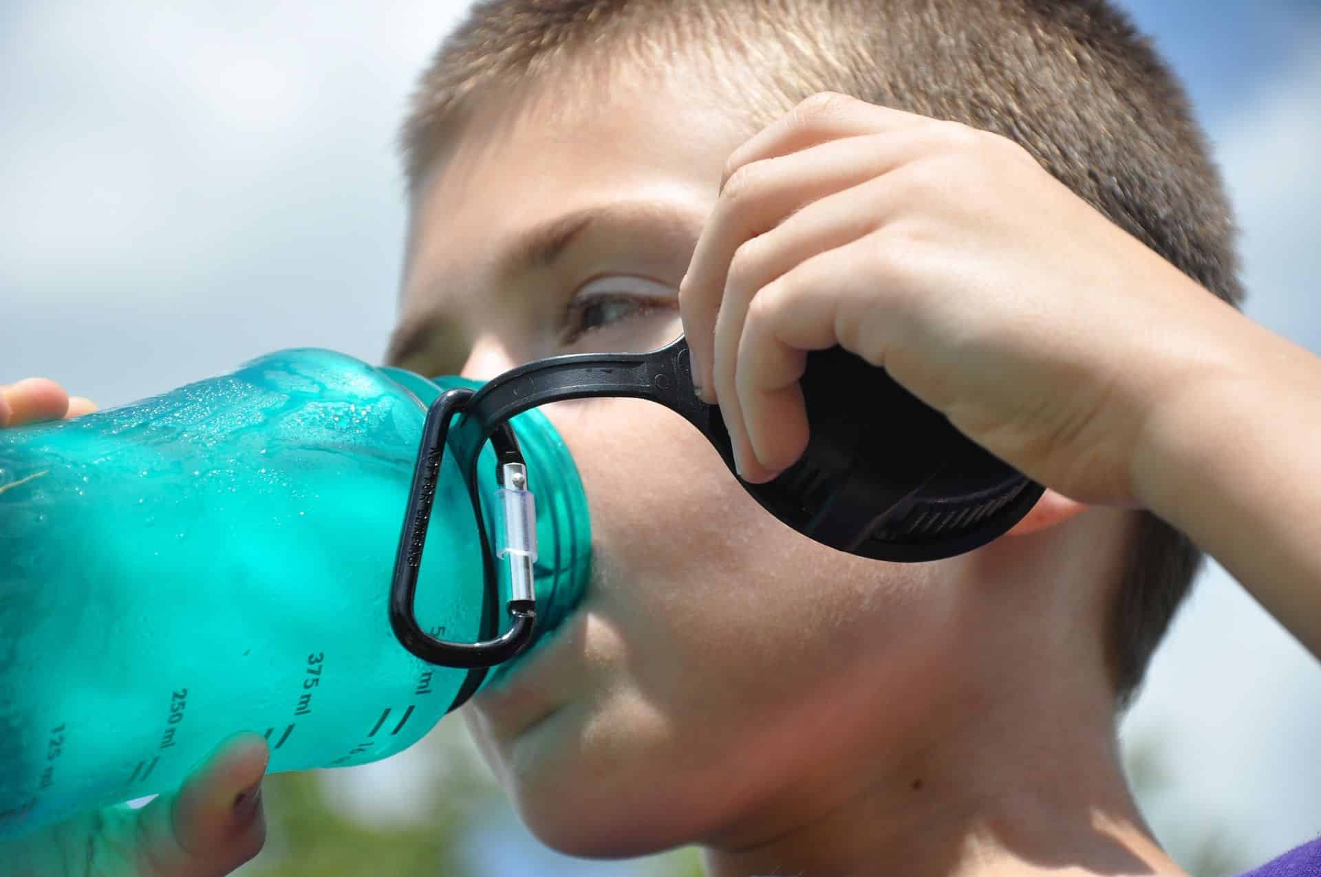 Botella de agua reloj inteligente para niños