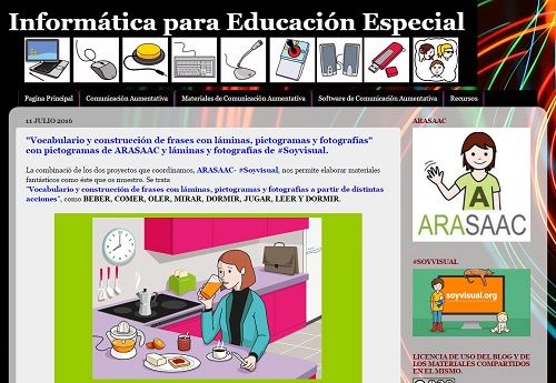 Informática para Educación Especial alumnos con necesidades educativas especiales