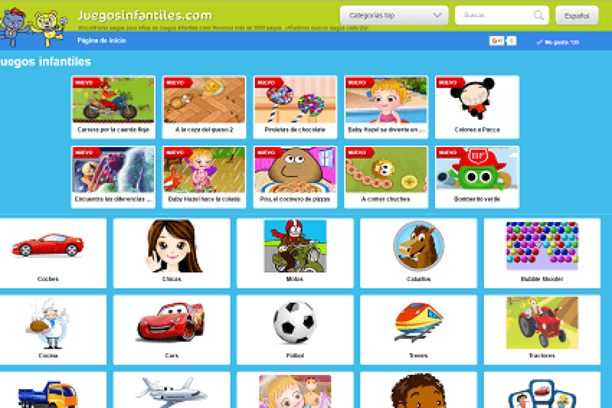 Juegos Infantiles, una web que une diversión y aprendizaje 1
