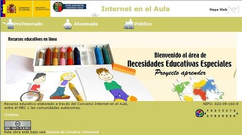 Proyecto Aprender Necesidades Educativas Especiales