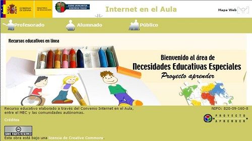 proyecto aprender necesidades educativas especiales