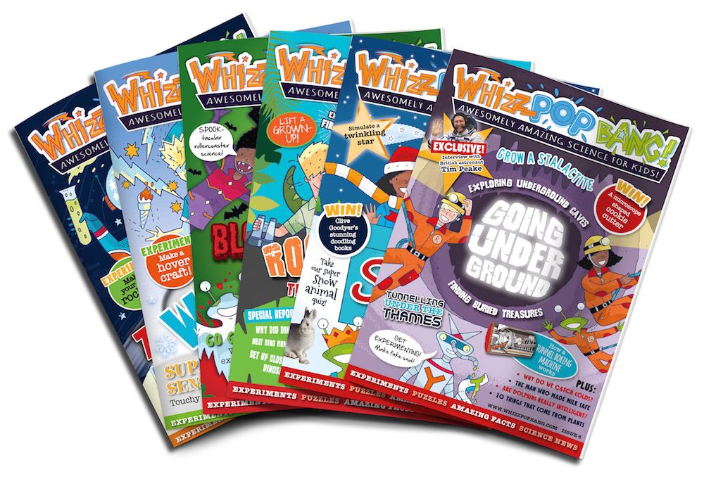 Whizzpopbang Revistas de ciencia para niños