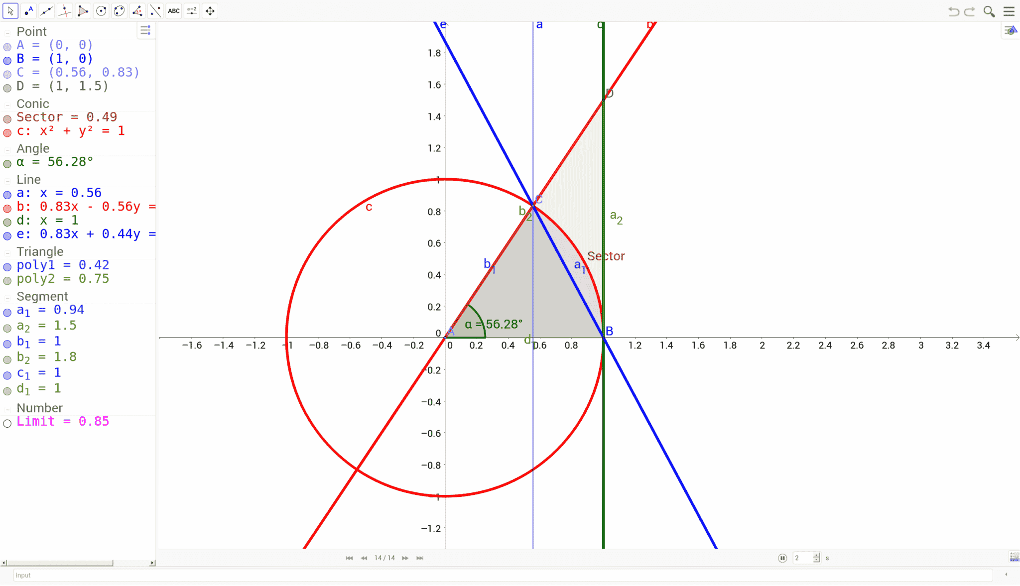 Geogebra matemáticas en bachiller