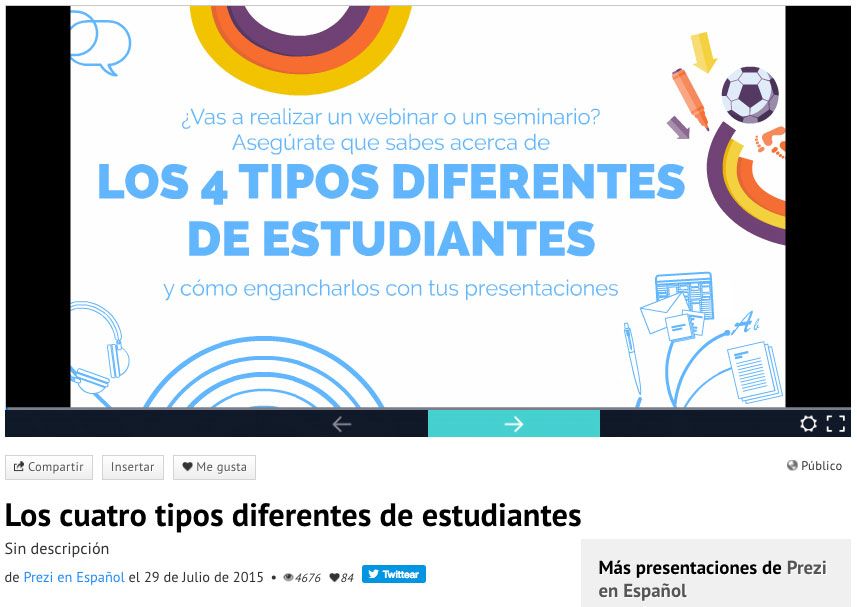 Prezi presentación web