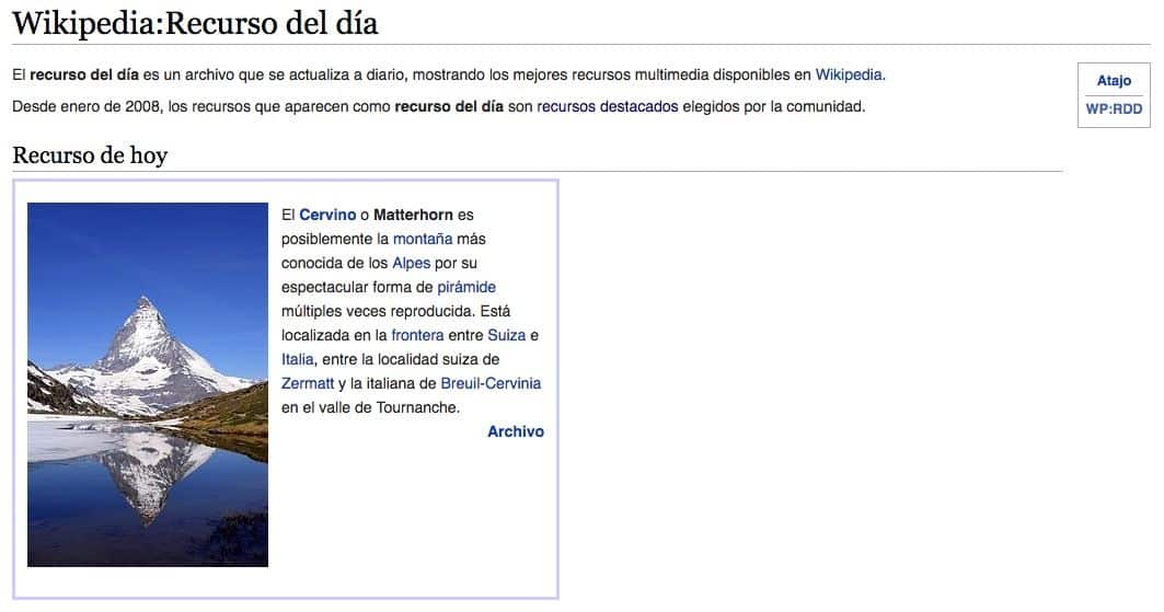 Wikipedia - Recurso del día