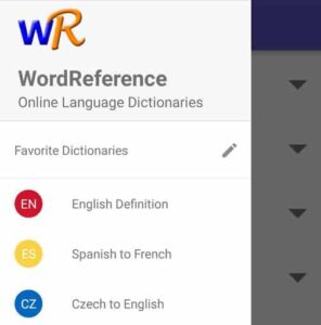 WordReference app