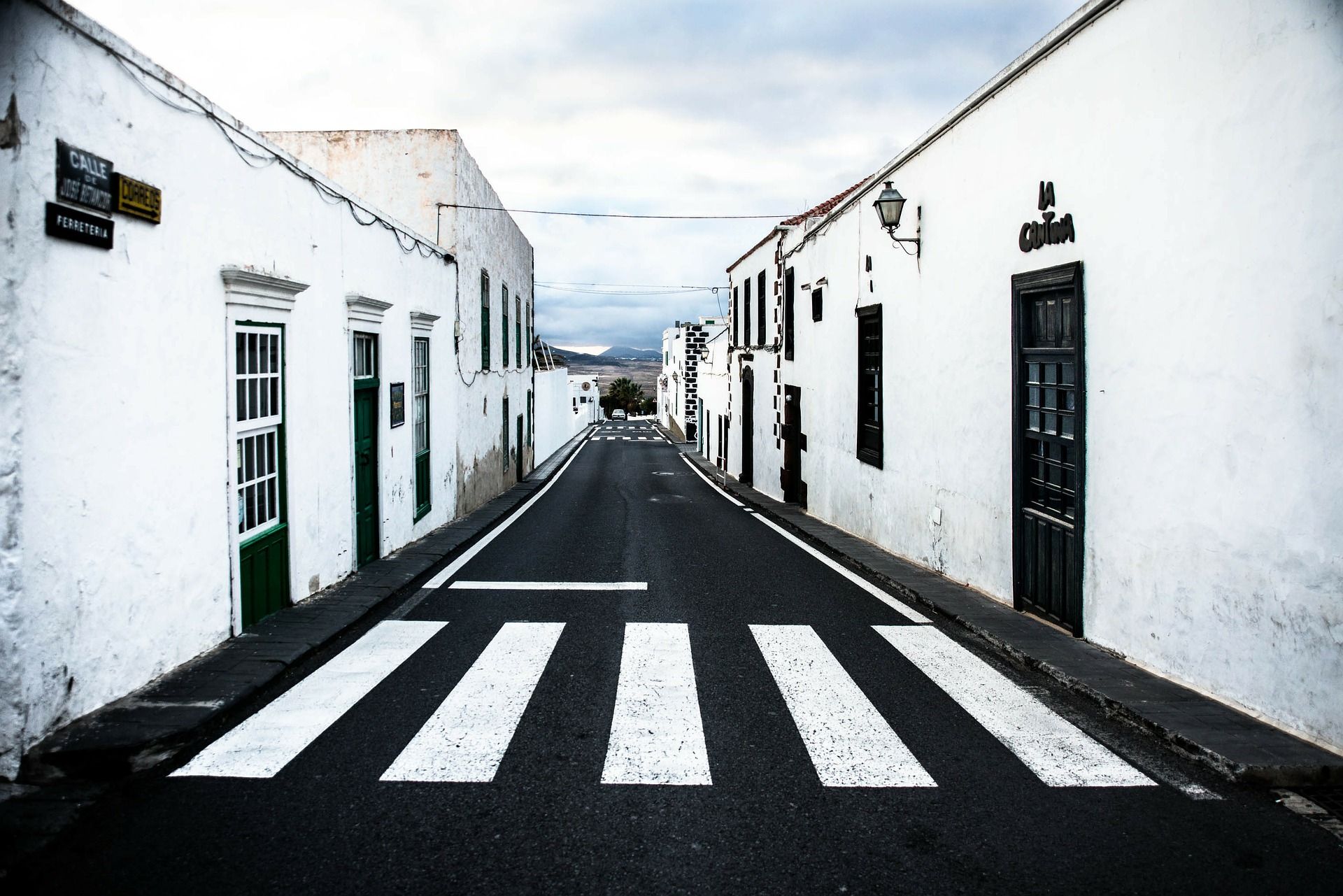 Paso de cebra en Lanzarote - Pixabay