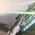 una nave que dispara