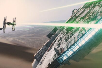 una nave que dispara