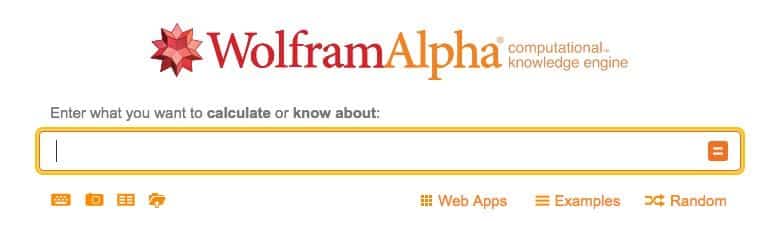 Wolfram Alpha Main