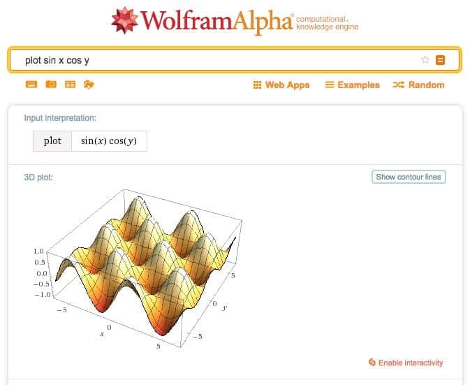 Cómo usar Wolfram Alpha
