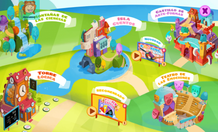 Cuentos y juegos interactivos en la biblioteca de Smile and Learn