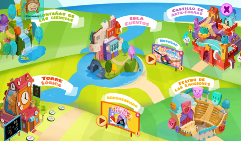Cuentos y juegos interactivos en la biblioteca de Smile and Learn